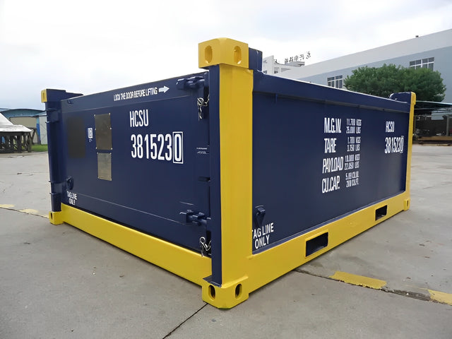 10ft DNV 2.7-1 Half Height Open Top Containers - Premium Quality — 10ft DNV 2.7 1 Half Height Open Top Containers