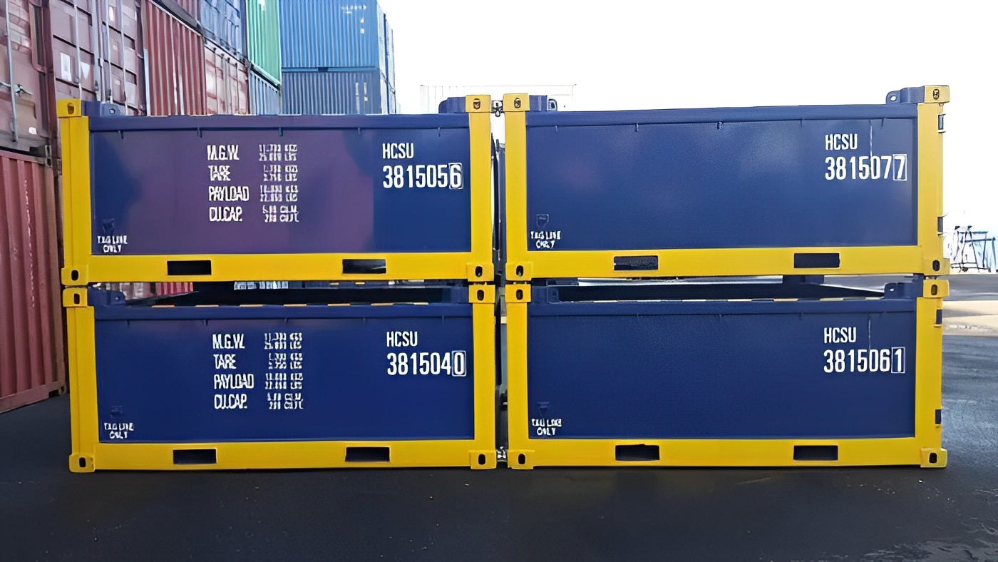 10ft DNV 2.7-1 Half Height Open Top Containers - Premium Quality — 10ft DNV 2.7 1 Half Height Open Top Containers4