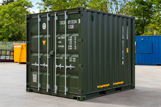 10Ft X 8Ft Shipping Container (One Trip) - Green — 10ft Shipping Container Green3