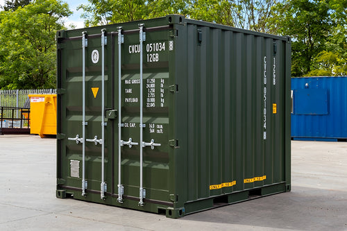 10Ft X 8Ft Shipping Container (One Trip) - Green — 10ft Shipping Container Green3
