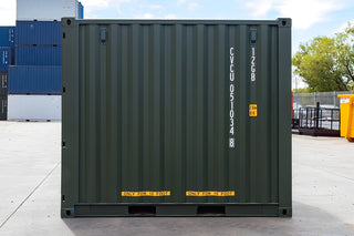 10Ft X 8Ft Shipping Container (One Trip) - Green — 10ft Shipping Container Green6