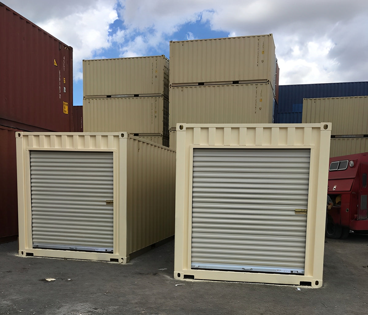 16Ft Storage Container With Roll-Up Door - Act Now — 16ft roll up