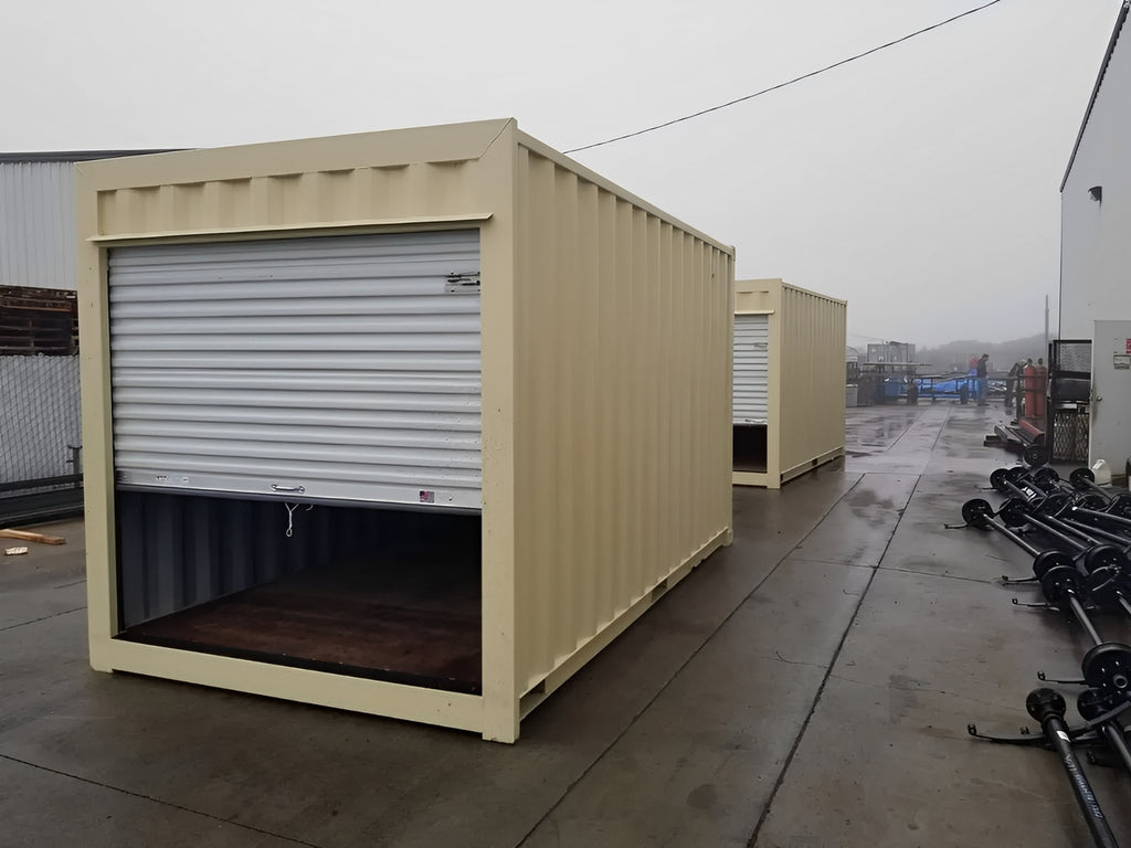 16Ft Storage Container With Roll-Up Door - Act Now — 16ft with rollup door