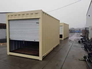 16Ft Storage Container With Roll-Up Door - Act Now — 16ft with rollup door