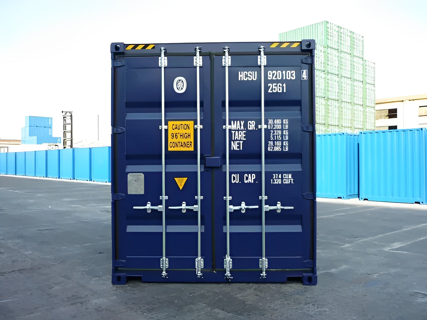 20Ft High Cube Container – One Trip (9FT 6′ High) — 20Ft High Cube Container10