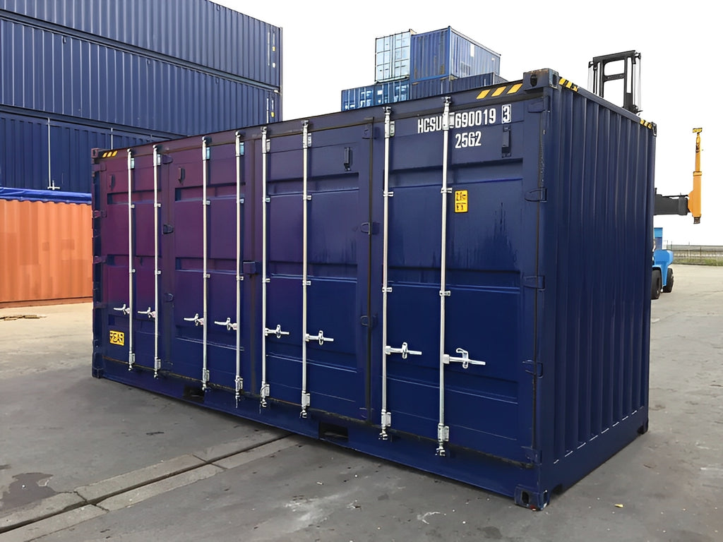 20Ft Open Side High Cube Container (9′ 6″ High) — alternate exterior view
