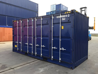 20Ft Open Side High Cube Container (9′ 6″ High) — alternate exterior view