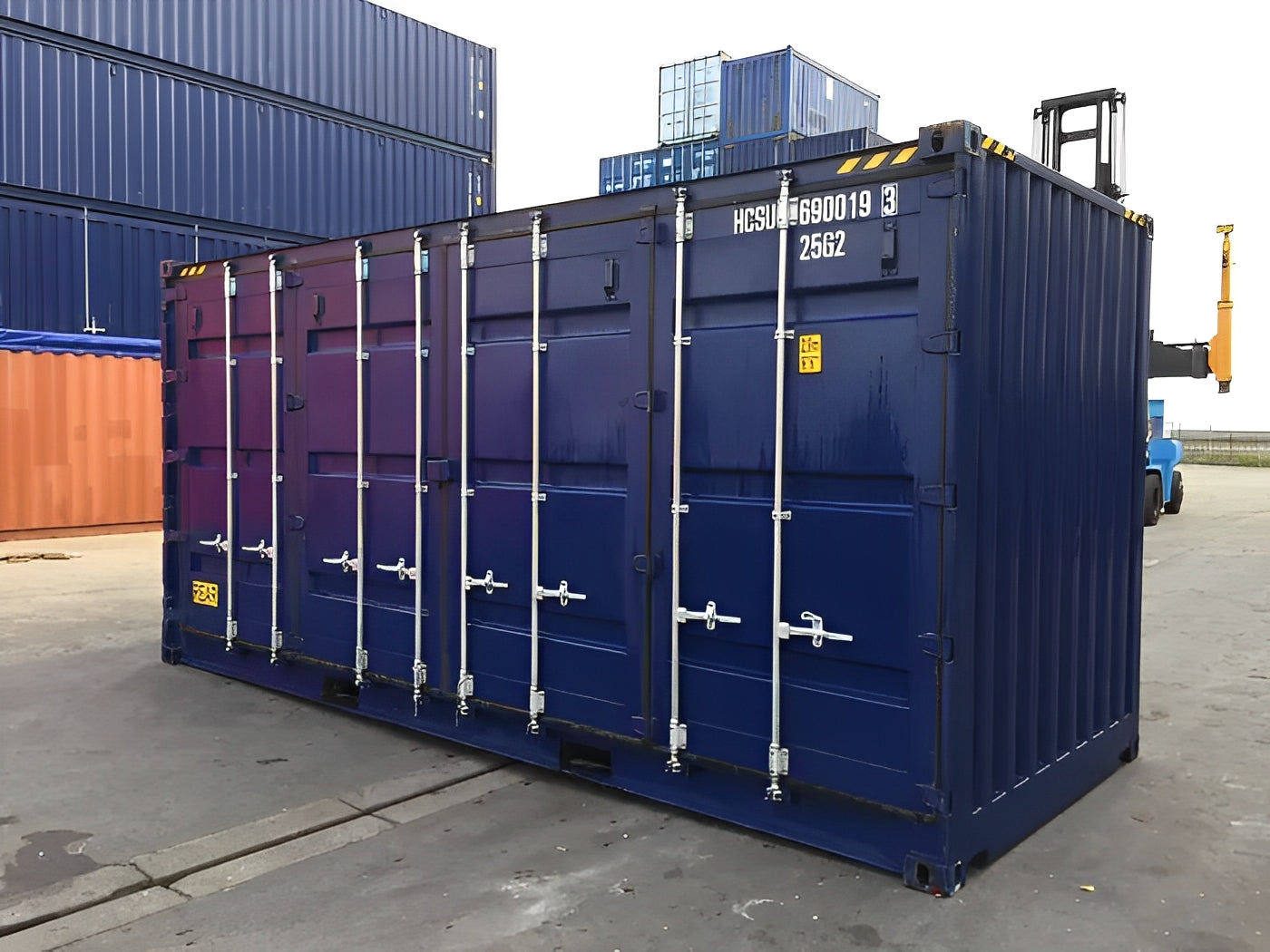 20Ft Open Side High Cube Container (9′ 6″ High) — alternate exterior view