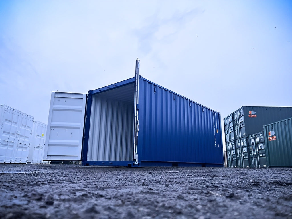 20Ft Shipping Container (One Trip) - Blue — 20Ft Shipping Container Blue1 1