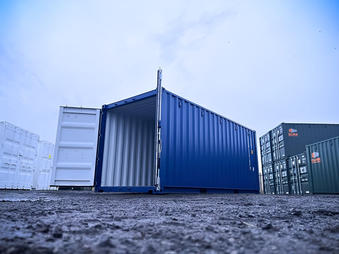 20Ft Shipping Container (One Trip) - Blue — 20Ft Shipping Container Blue1 1