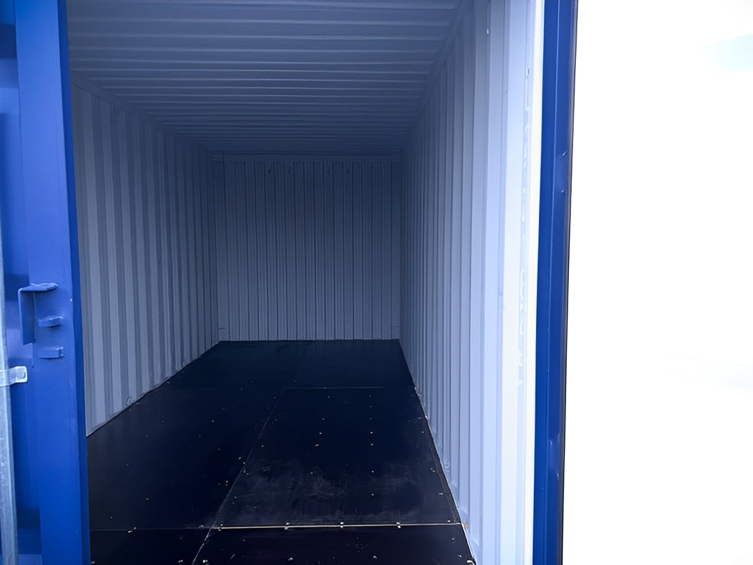 20Ft Shipping Container (One Trip) - Blue — 20Ft Shipping Container Blue2 1