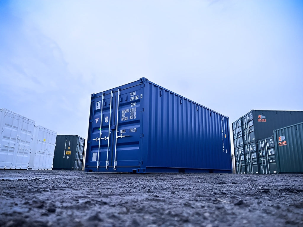 20Ft Shipping Container (One Trip) - Blue — 20Ft Shipping Container Blue4 1