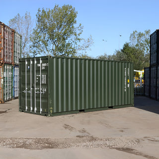 20Ft Shipping Container (One Trip) - Dark Green — 20Ft Shipping Container Dark Green3 1