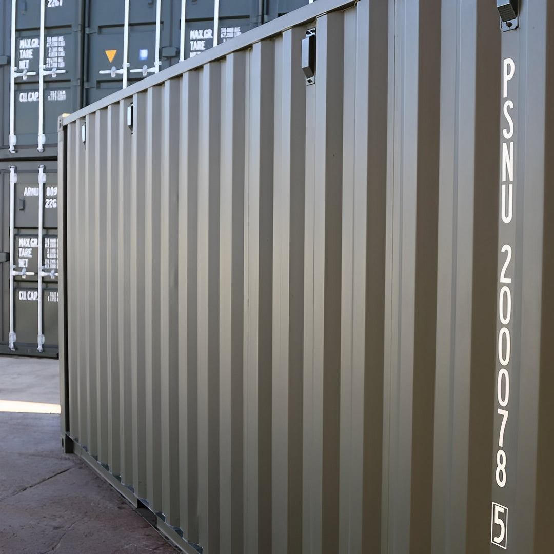 20Ft Shipping Container (One Trip) - Dark Green — 20Ft Shipping Container Dark Green4 1