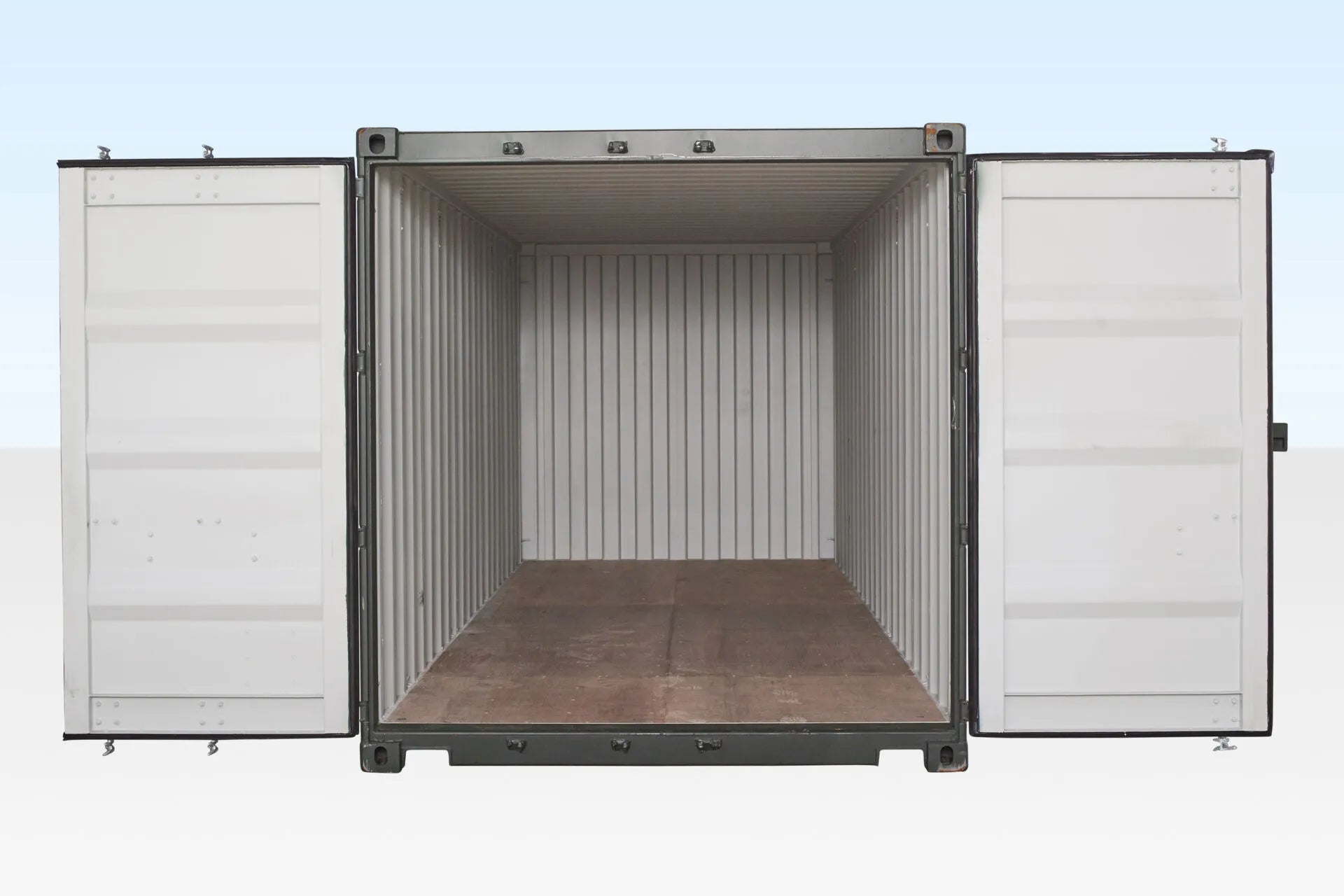 20Ft Shipping Container (One Trip) - Dark Green — 20Ft Shipping Container One Trip Dark Green2