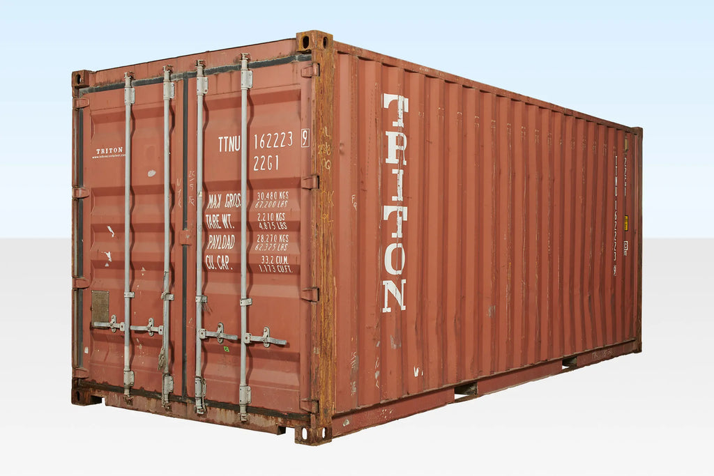 20Ft Used Shipping Container – Wind & Watertight — 20Ft Used Shipping Container Wind Watertight 2