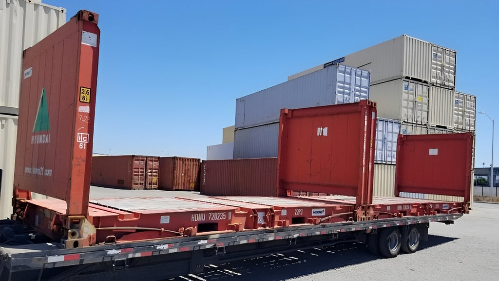 20Ft X 8Ft Used Flat Rack Shipping Containers — 20Ft X 8Ft Used Flat Rack Shipping Containers1