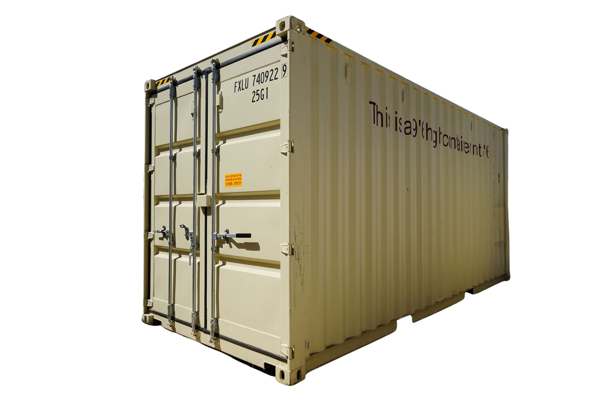 20' High Cube One Trip Container — 20 HighCubeOneTripDoubleDoor2 907de1a8 47b3 4c57 9eb6 06cf12ae91a9