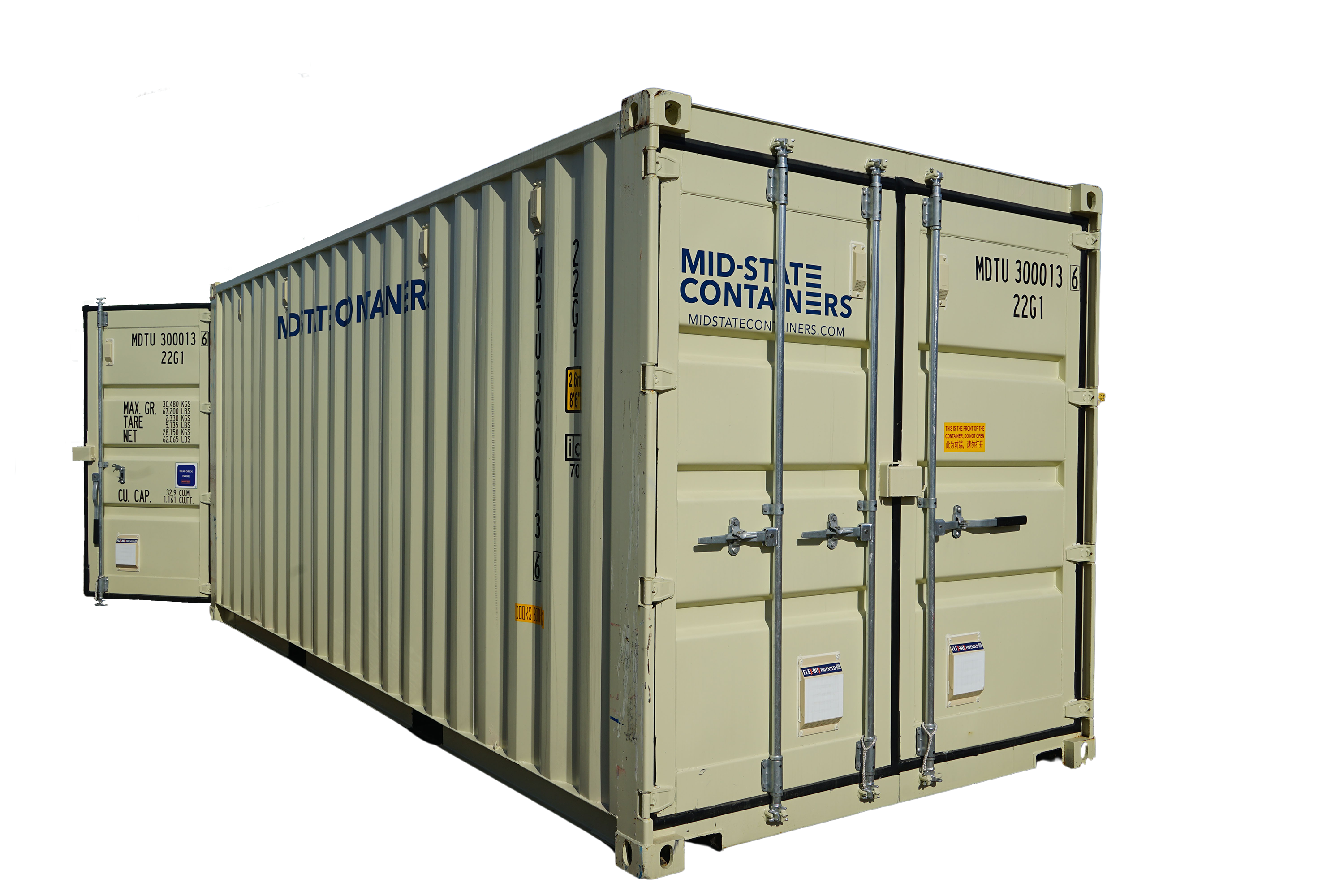 20' Standard One Trip Double Door Container — 20 OneTripperDoubleDoor PS BG 7dda683c 1c78 497d 80f2 5ae38196f5e7