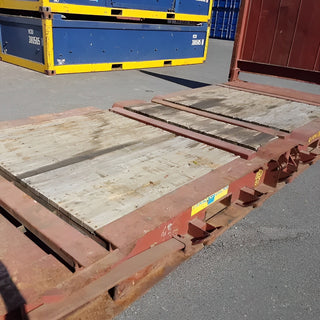 20Ft X 8Ft Used Flat Rack Shipping Containers — 20ft Collapsible Flat Rack Container1