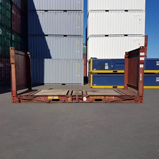 20Ft X 8Ft Used Flat Rack Shipping Containers — 20ft Collapsible Flat Rack Container2