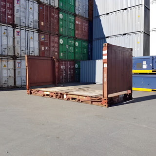 20Ft X 8Ft Used Flat Rack Shipping Containers — 20ft Collapsible Flat Rack Container3