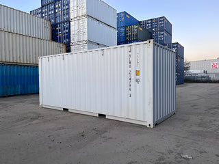 20Ft Shipping Container (One Trip) - White — 20ft New Standard Container white2 1