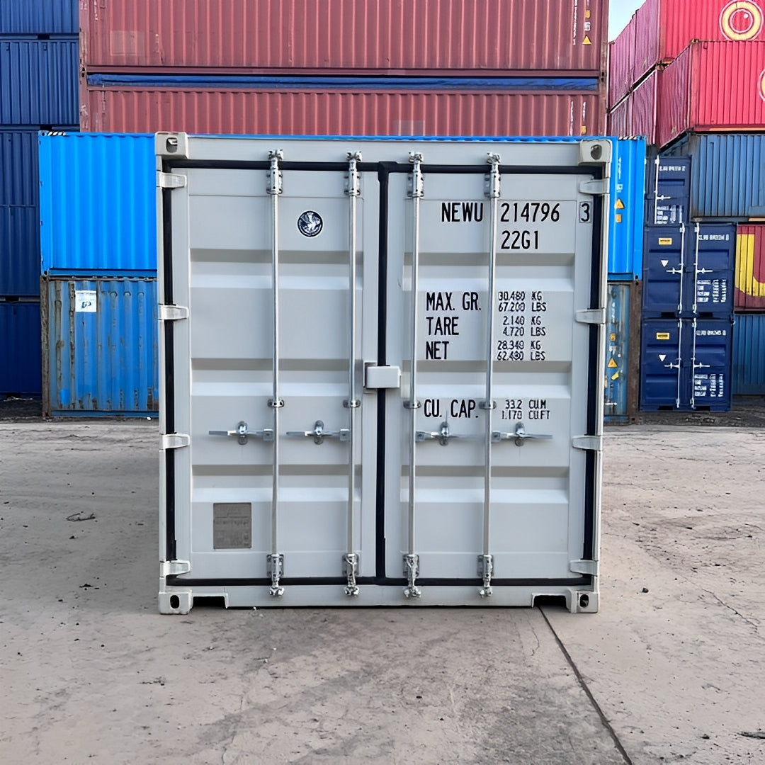 20Ft Shipping Container (One Trip) - White — 20ft New Standard Container white3 1