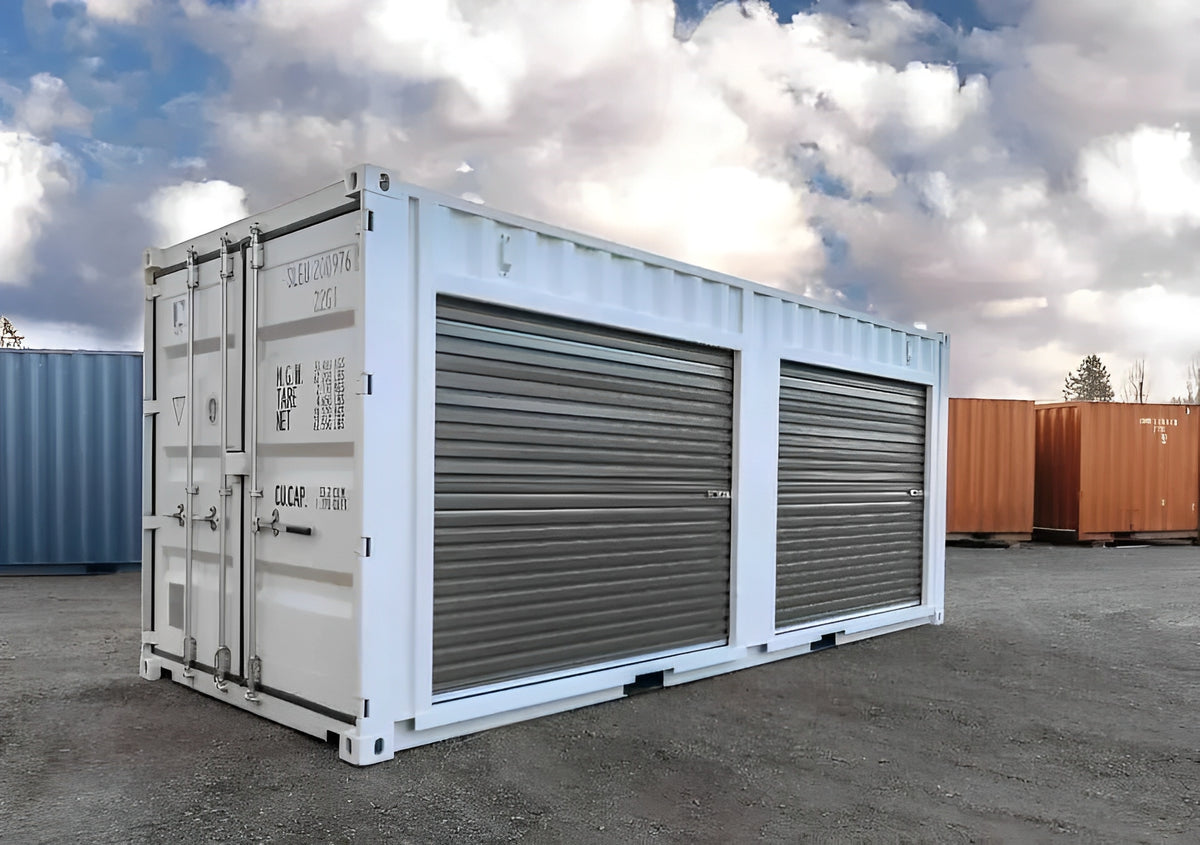 20ft Shipping Container With Double Roll-Up Doors — 20ft Shipping Container With Double Roll Up Doors