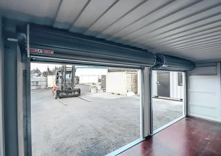 20ft Shipping Container With Double Roll-Up Doors — 20ft Shipping Container With Double Roll Up Doors3