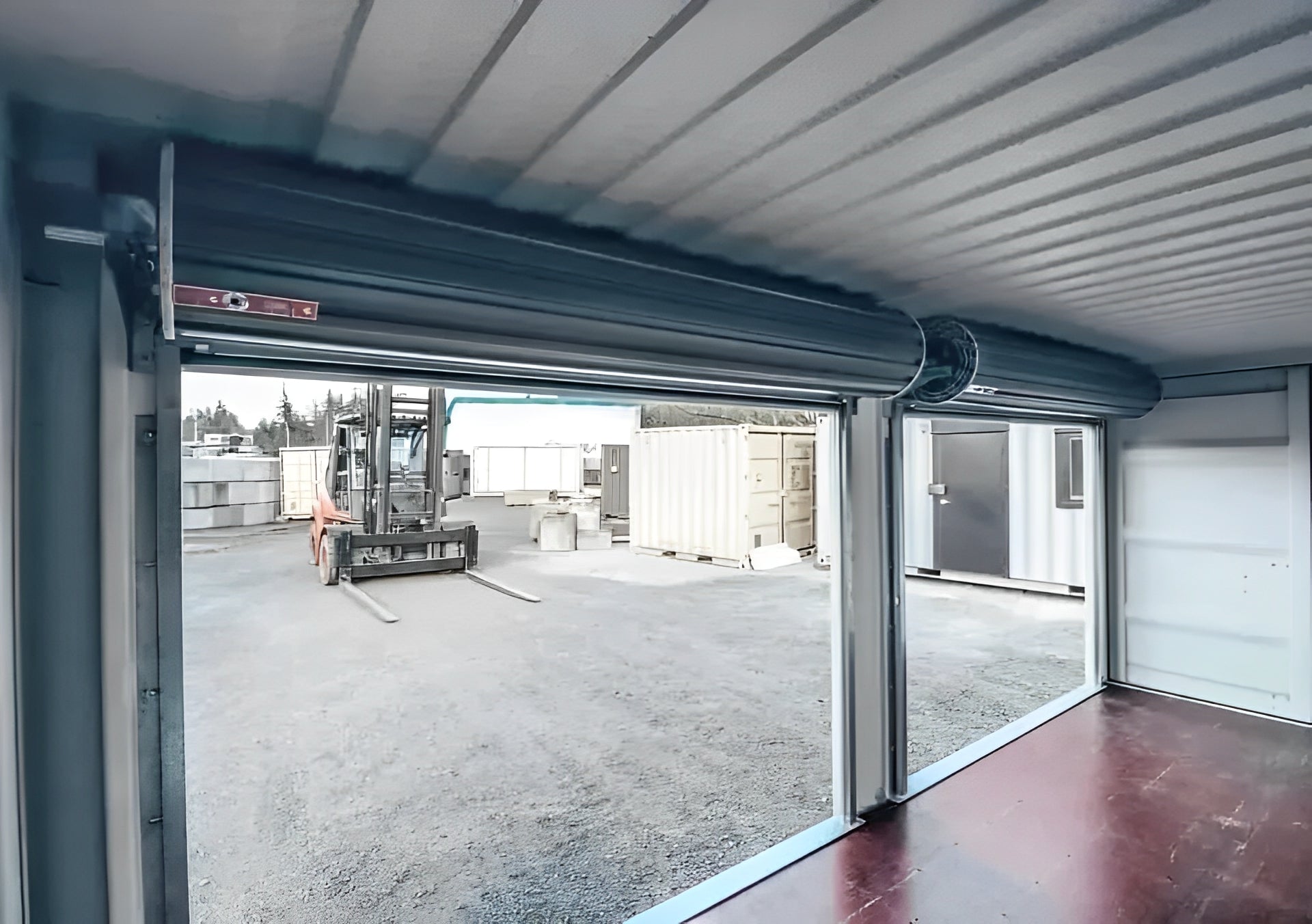 20ft Shipping Container With Double Roll-Up Doors — 20ft Shipping Container With Double Roll Up Doors3