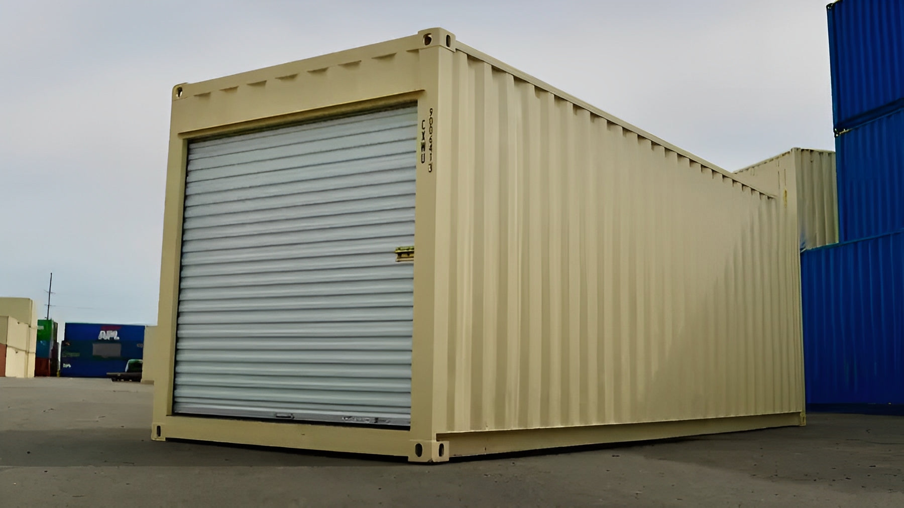 24ft Storage Container With Roll-Up Door — 24ft Storage Container with Roll Up Door3