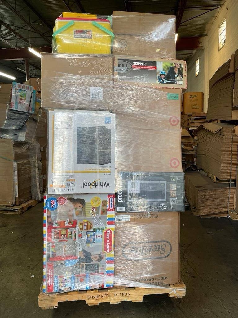Wholesale Liquidation Pallets Mix of Electronics Digital Cameras Womens Clothing
