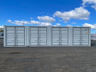 40FT High Cube Storage Shipping Container Conex w/4 Open Side Door 9.5′ Tall — 40FT High Cube Storage Shipping Container1