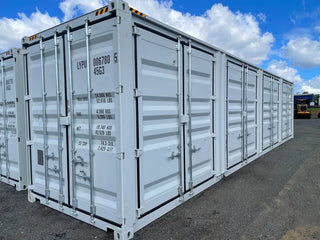 40FT High Cube Storage Shipping Container Conex w/4 Open Side Door 9.5′ Tall — 40FT High Cube Storage Shipping Container2