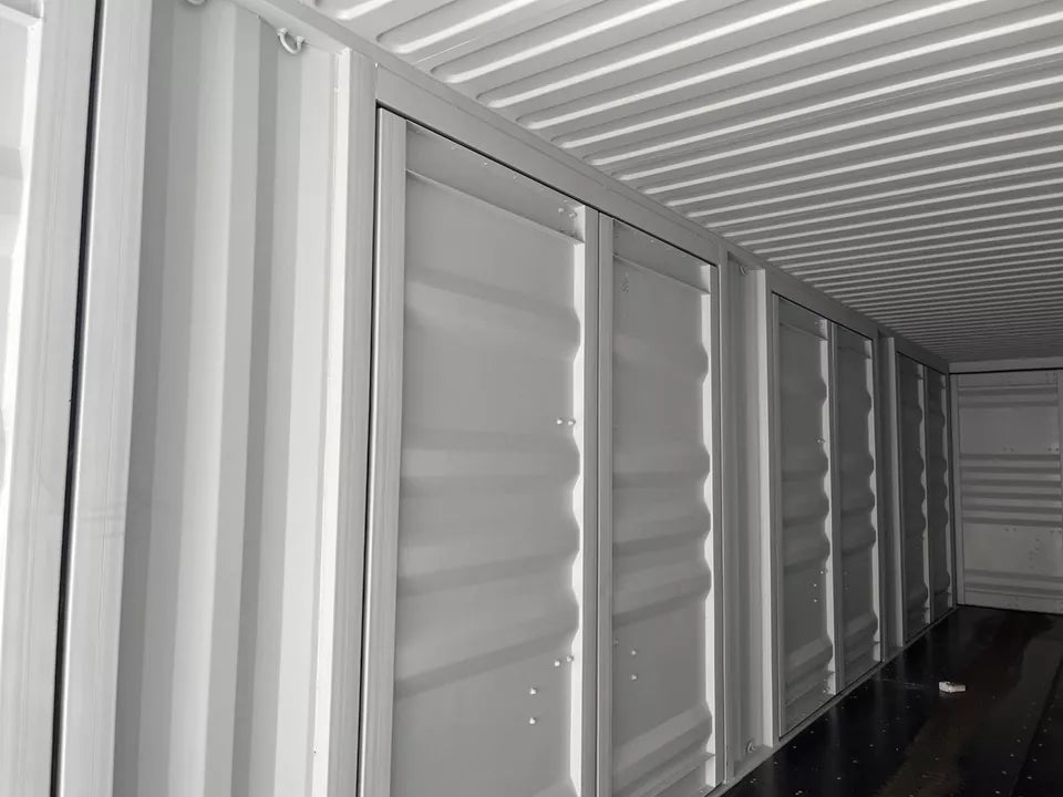 40FT High Cube Storage Shipping Container Conex w/4 Open Side Door 9.5′ Tall — 40FT High Cube Storage Shipping Container7