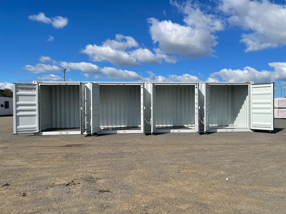 40FT High Cube Storage Shipping Container Conex w/4 Open Side Door 9.5′ Tall — 40FT High Cube Storage Shipping Container8