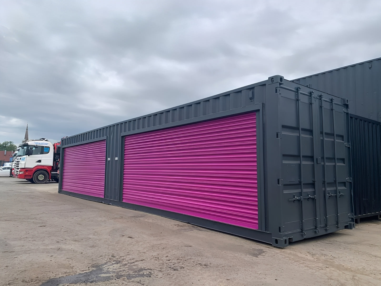 40Ft x 8Ft Shipping Container With Double Roll-Up Doors — 40Ft x 8Ft Shipping Container With Double Roll Up Doors