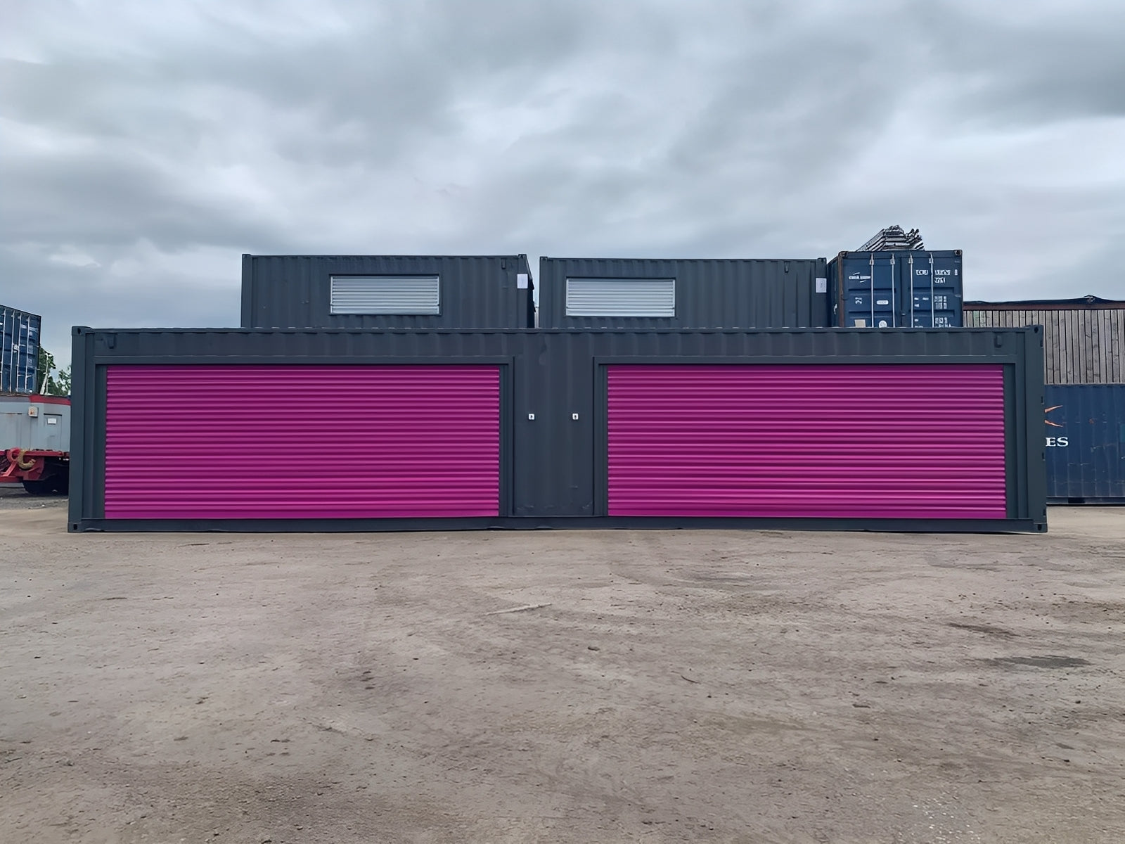 40Ft x 8Ft Shipping Container With Double Roll-Up Doors — 40Ft x 8Ft Shipping Container With Double Roll Up Doors1