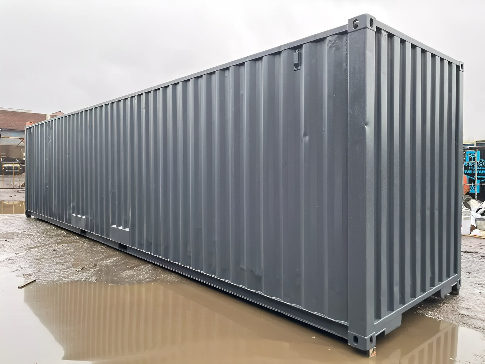 40Ft x 8Ft Shipping Container With Double Roll-Up Doors — 40Ft x 8Ft Shipping Container With Double Roll Up Doors4