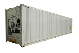 40' High Cube "One Trip" Refrigerated Container (Three Phase) — 40 HCWorkingReeferDualVoltageBacksideResized PS BG