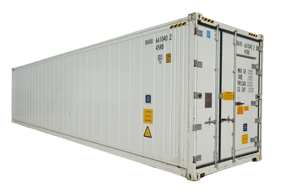 40' High Cube "One Trip" Refrigerated Container (Three Phase) — 40 HCWorkingReeferDualVoltageResized PS BG