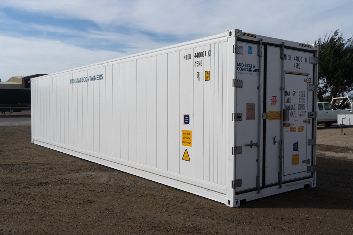 40' High Cube New Refrigerated Container (Single Phase 5HP Freezer) — 40 HC Single Phase Reefer New 8