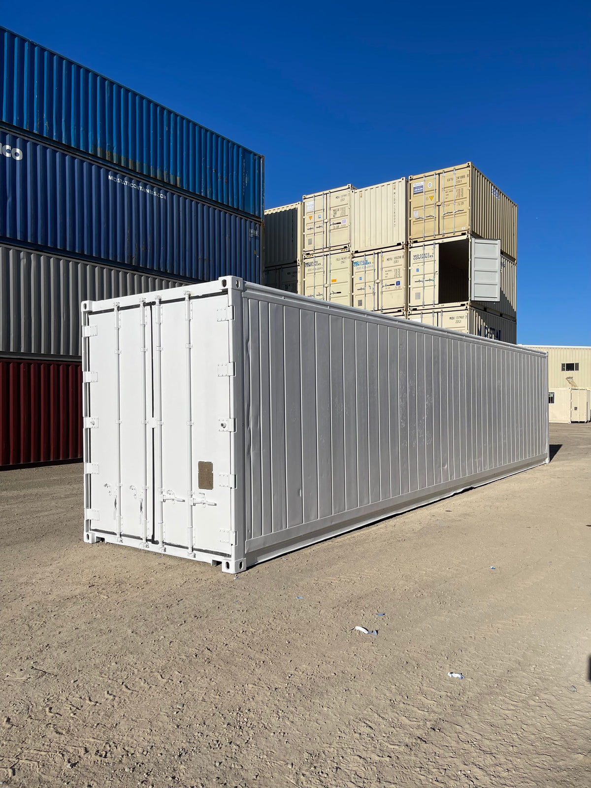 40' High Cube Refrigerated Container Used Box - New Motor (Single Phase 3HP Cooler) — 40 HC Used Single Phase Reefer 2