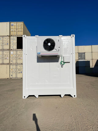 40' High Cube Refrigerated Container Used Box - New Motor (Single Phase 5HP Freezer) — 40 HC Used Single Phase Reefer 3