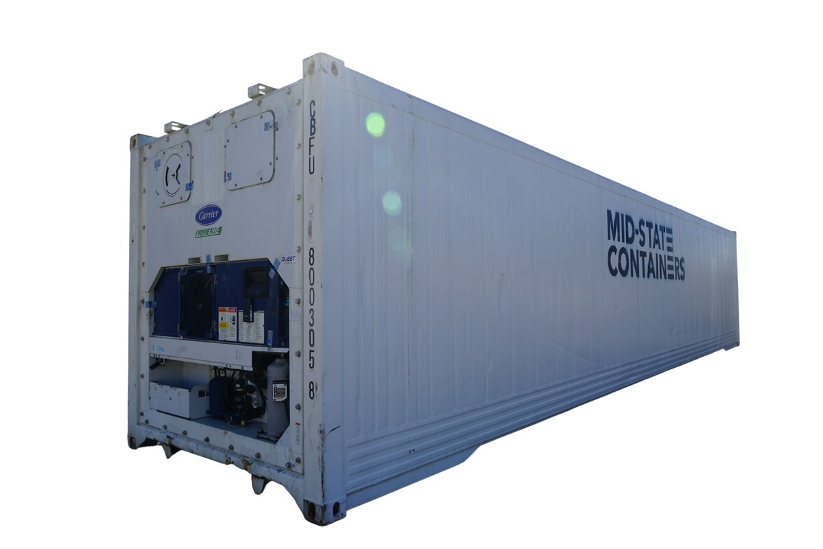 40' Standard Used Refrigerated Container (Three Phase) — 40 StandardReeferBackResized
