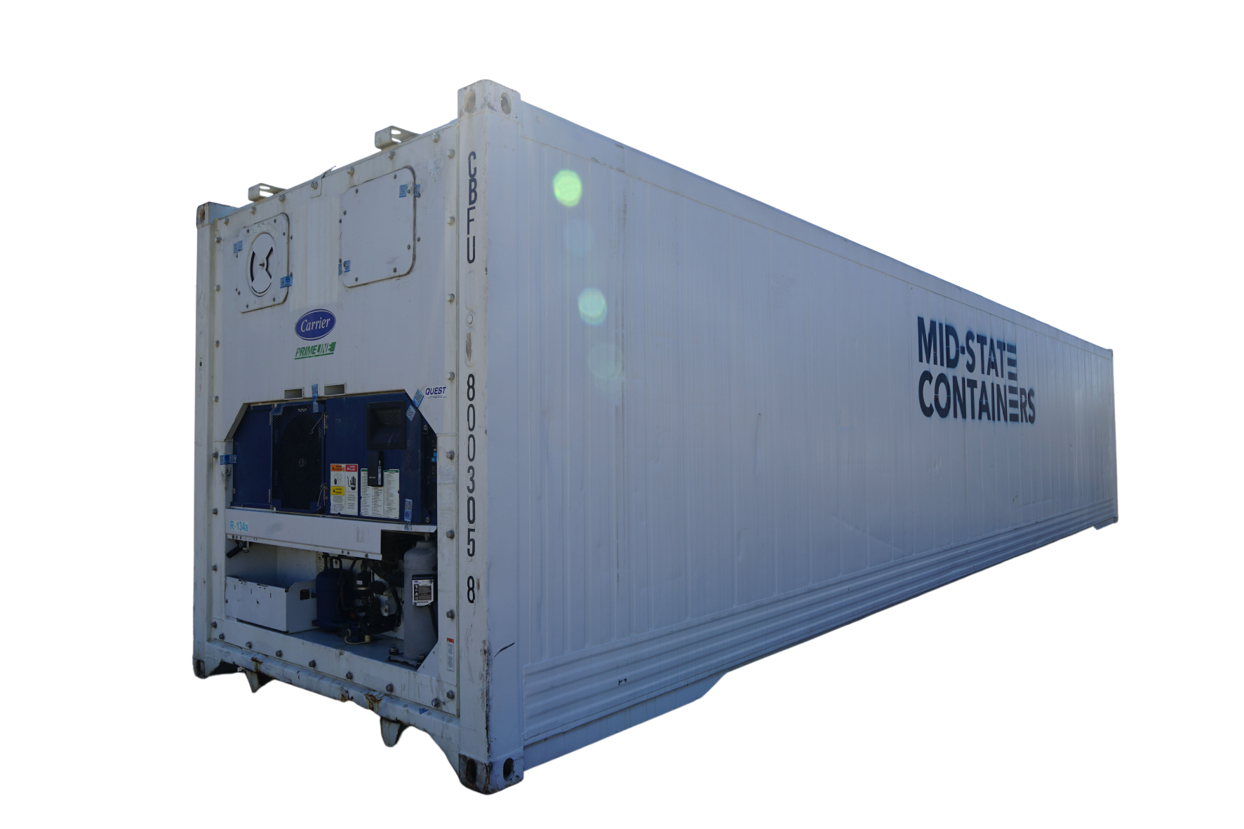 40' Standard Used Refrigerated Container (Three Phase) — 40 StandardReeferBackResized