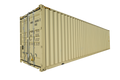 40' High Cube One Trip Container — 40 HC One Trip Light TanResized