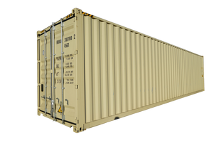 40' High Cube One Trip Container — 40 HC One Trip Light TanResized