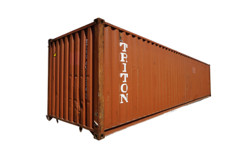 40' Standard Cargo Worthy Container — 40 Standard Cargo Worthy BackResized